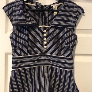 Floreat Blue and White Stripped Shirt